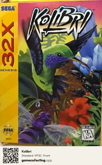Kolibri Sega 32X, NTSC box front