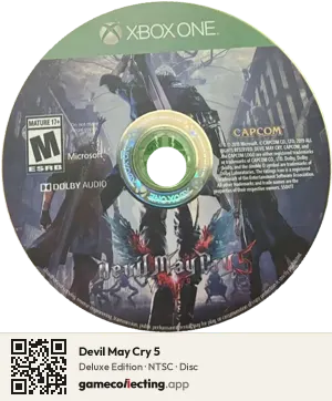 Devil May Cry 5 Xbox One, NTSC disc