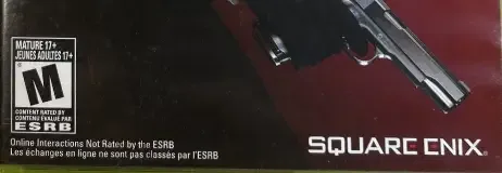 Hitman: Absolution, the ESRB box on its front