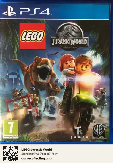 LEGO Jurassic World PlayStation 4, France box front
