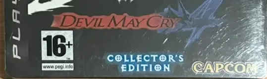Devil May Cry 4, the PEGI square on its front