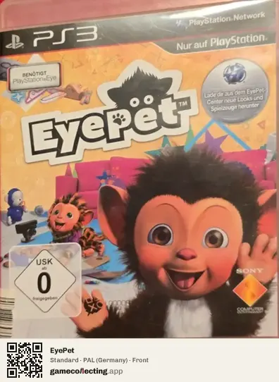 EyePet PlayStation 3, Germany box front