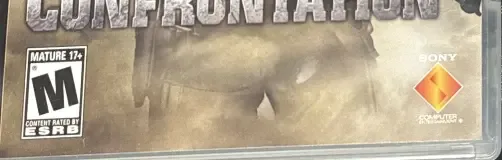 SOCOM: Confrontation, the ESRB box on its front