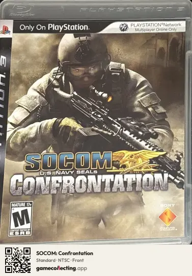 SOCOM: Confrontation PlayStation 3, NTSC box front
