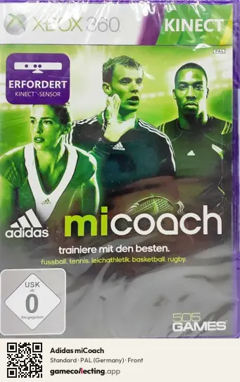 Adidas miCoach Xbox 360, Germany box front