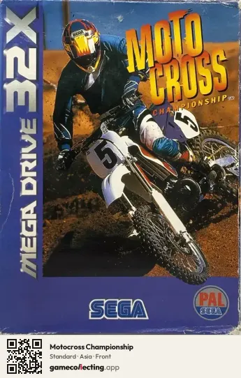 Motocross Championship Sega 32X, Asia box front