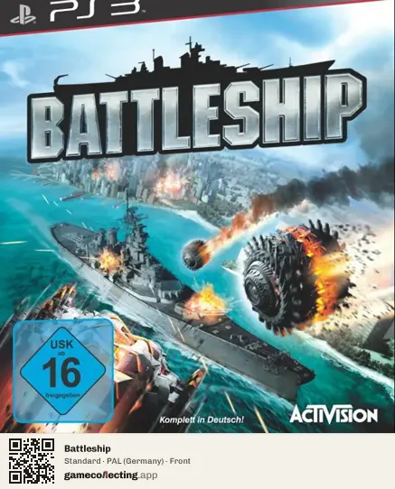 Battleship PlayStation 3, Germany box front