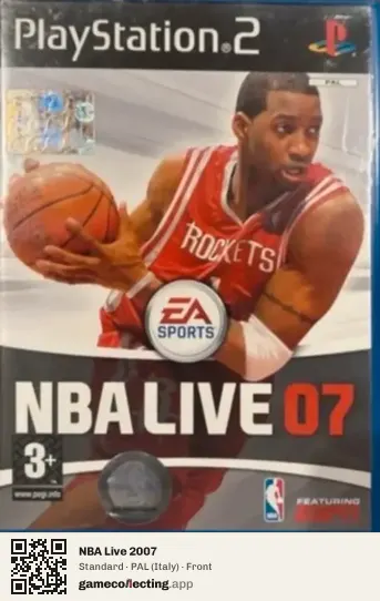 NBA Live 2007 PlayStation 2, Italy box front