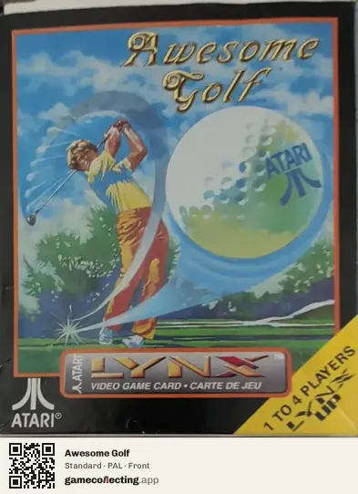 Awesome Golf Atari Lynx, PAL box front