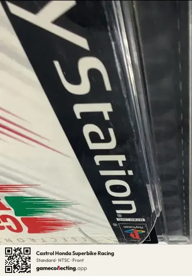 Castrol Honda Superbike Racing PlayStation, NTSC box front