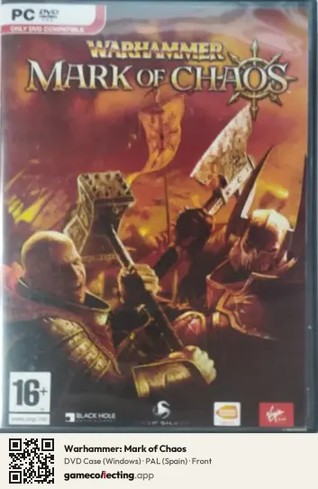 Warhammer: Mark of Chaos Computer, Spain box front