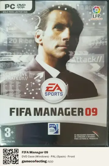 FIFA Manager 09 Computer, Spain box front