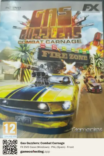 Gas Guzzlers: Combat Carnage Computer, Spain box front