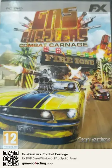 Gas Guzzlers: Combat Carnage Computer, Spain box front