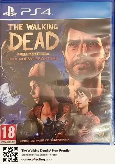 The Walking Dead: A New Frontier PlayStation 4, Spain box front