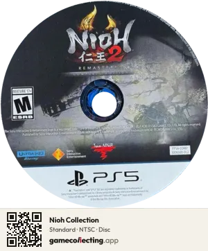 Nioh Collection PlayStation 5, NTSC disc