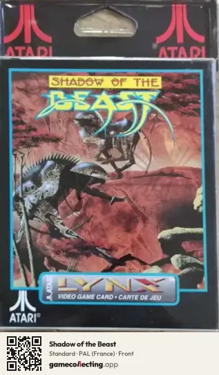 Shadow of the Beast Atari Lynx, France box front
