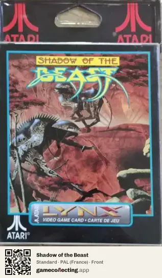 Shadow of the Beast Atari Lynx, France box front