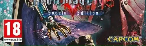 Devil May Cry 5, the PEGI square on its front