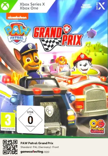 PAW Patrol: Grand Prix Xbox Series X, Germany box front