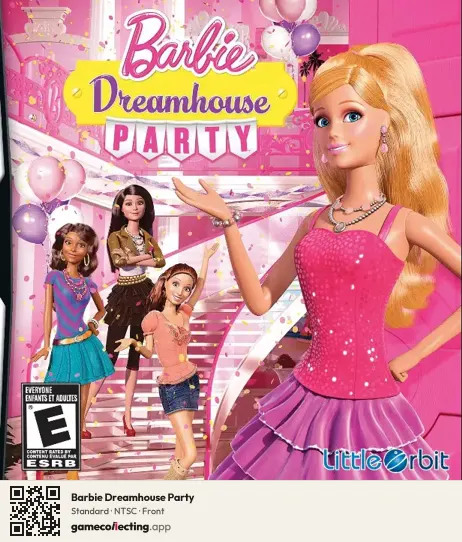 Barbie Dreamhouse Party Nintendo DS, NTSC box front