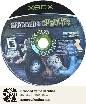 Grabbed by the Ghoulies Xbox, NTSC disc