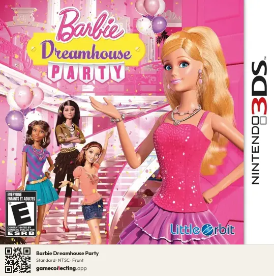 Barbie Dreamhouse Party Nintendo 3DS, NTSC box front