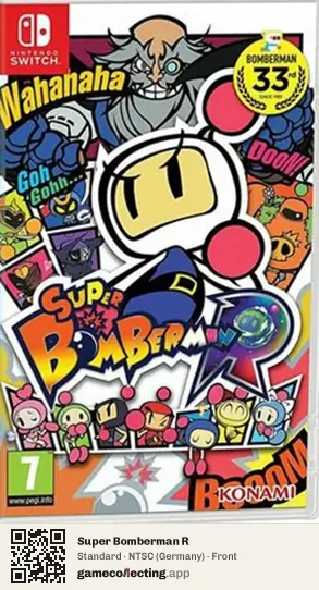 Super Bomberman R Nintendo Switch, Germany box front
