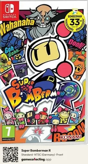 Super Bomberman R Nintendo Switch, Germany box front