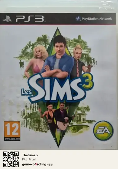 The Sims 3 PlayStation 3, PAL box front