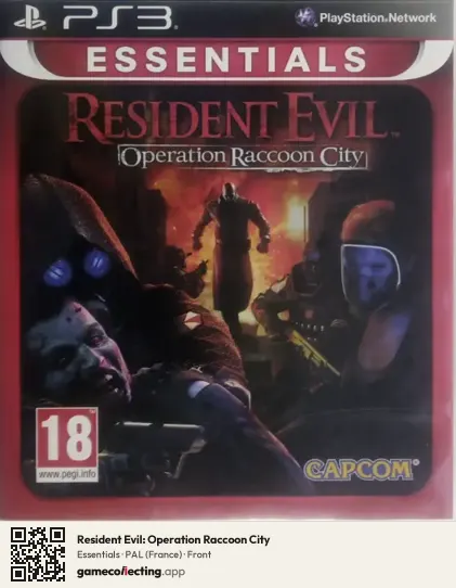 Resident Evil: Operation Raccoon City PlayStation 3, France box front