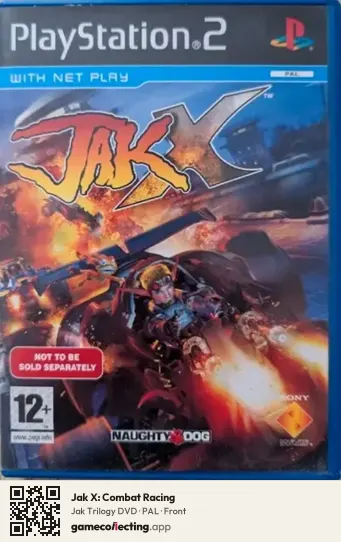Jak X: Combat Racing PlayStation 2, PAL box front