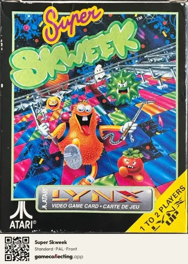 Super Skweek Atari Lynx, PAL box front