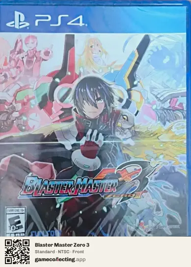 Blaster Master Zero 3 PlayStation 4, NTSC box front