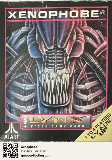 Xenophobe Atari Lynx, PAL box front