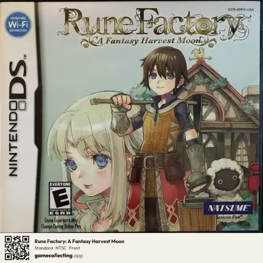Rune Factory: A Fantasy Harvest Moon Nintendo DS, NTSC box front
