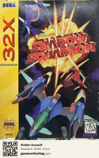 Stellar Assault Sega 32X, NTSC box front