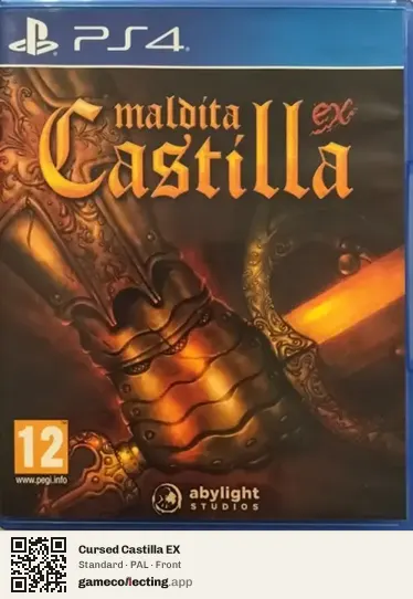 Cursed Castilla EX PlayStation 4, PAL box front