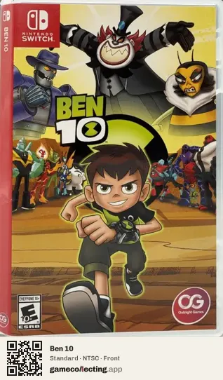 Ben 10 Nintendo Switch, NTSC box front