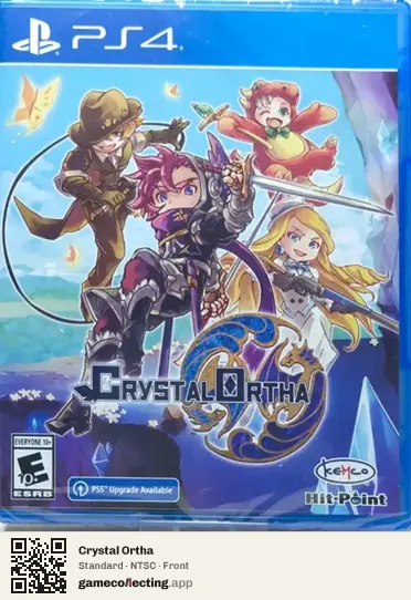 Crystal Ortha PlayStation 4, NTSC box front
