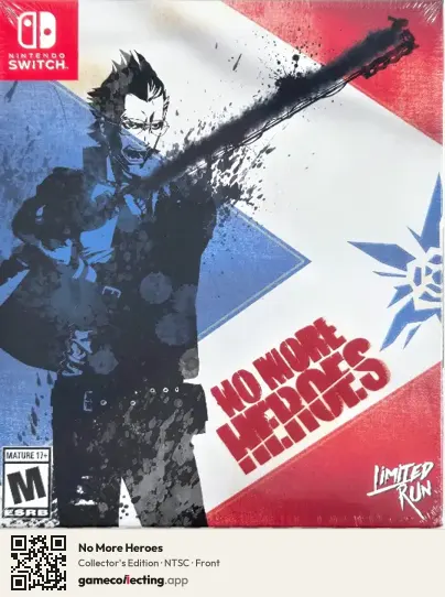 No More Heroes Nintendo Switch, NTSC box front