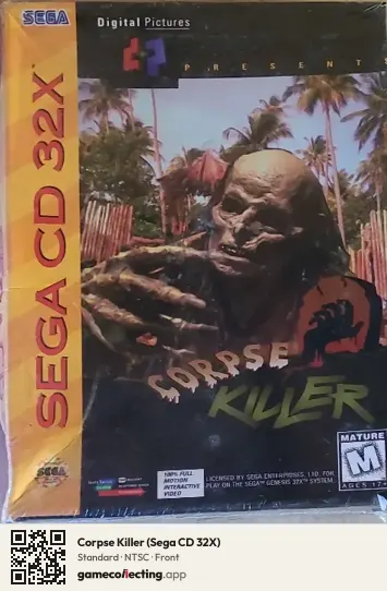 Corpse Killer (Sega CD 32X) Sega Mega-CD / Sega CD, NTSC box front