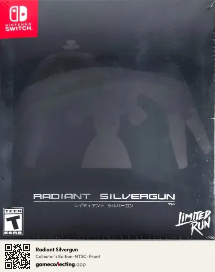 Radiant Silvergun Nintendo Switch, NTSC box front