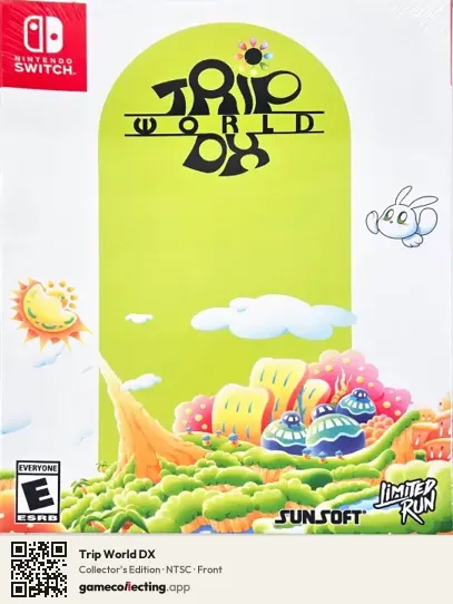 Trip World DX Nintendo Switch, NTSC box front