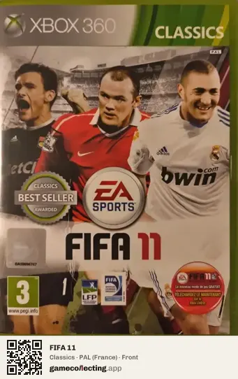 FIFA 11 Xbox 360, France box front