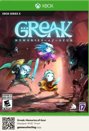 Greak: Memories of Azur Xbox Series X, NTSC box front
