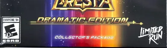 Sol Cresta, the ESRB box on its front