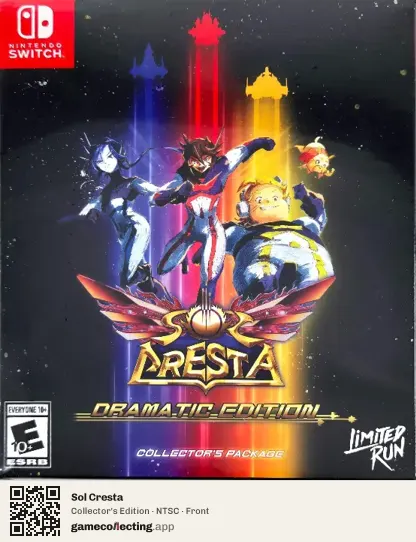 Sol Cresta Nintendo Switch, NTSC box front