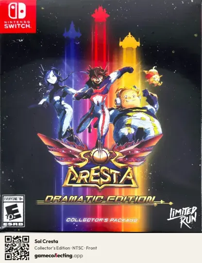 Sol Cresta Nintendo Switch, NTSC box front