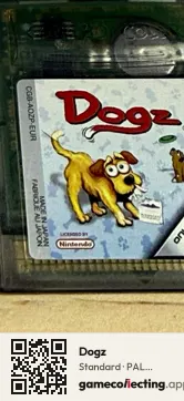 Dogz Game Boy Color, PAL cartridge label